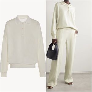 NWT The Row Corzas Top in Cotton in SEASHELL $ 790 SIZE M